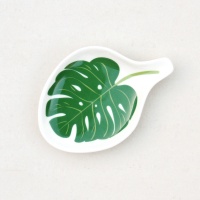 Tropical Palm Leaf Shaped Trinket Bowl By Caroline Gardner